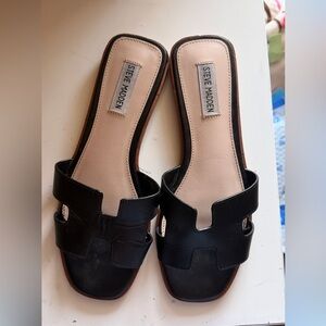 Steven Madden hadyn cognac leather sandals